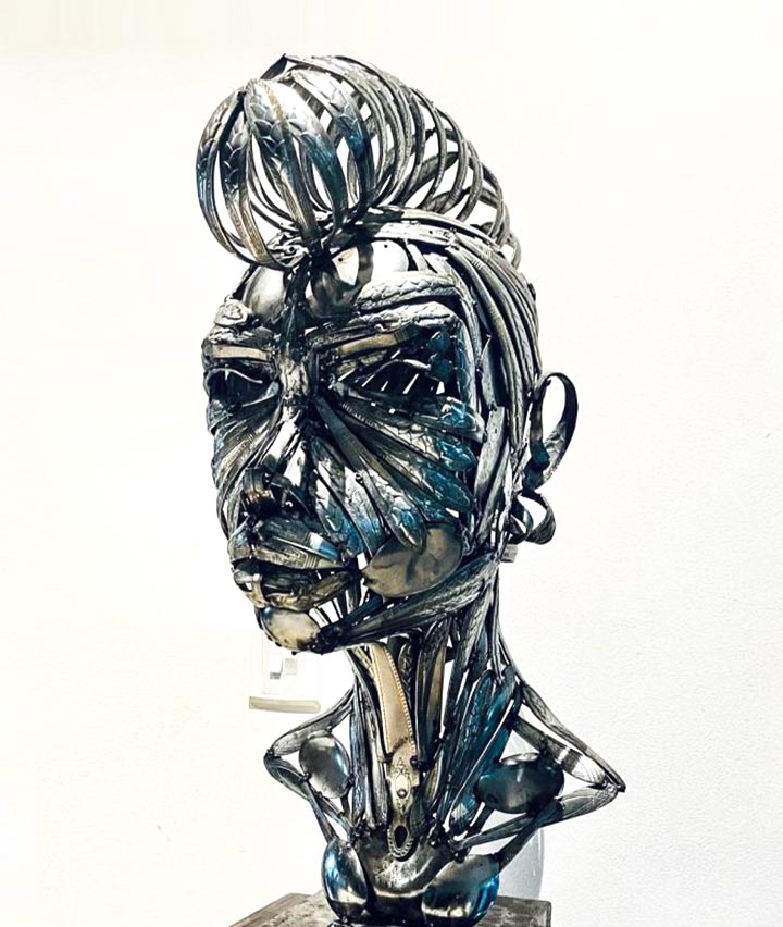 Native Girl - 2010 - Stainless Steel Spoons - 2Ft