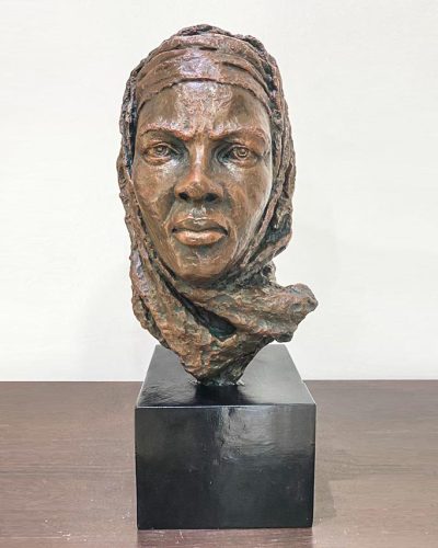 Ungozoma (Mid-Wife) - 2012 - Bonded Stone Sculpture - 2ft